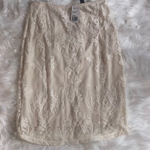 Ivory pencil skirt - never worn